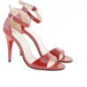 Sandalias de mujer 1238 charol rojo