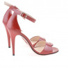 Sandalias de mujer 1238 charol rojo
