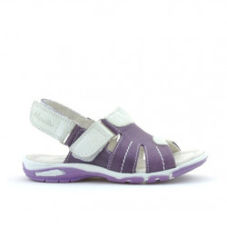 Sandalias para niños pequeños 41c morado+blanco
