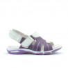Sandalias para niños pequeños 41c morado+blanco
