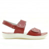 Sandalias mujer 518 rojo