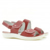 Sandalias mujer 518 rojo