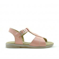 Sandalias para niños pequeños 40c charol rosa