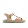 Sandalias para niños pequeños 40c charol rosa