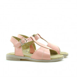 Sandalias para niños pequeños 40c charol rosa