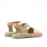 Sandalias para niños pequeños 40c charol rosa