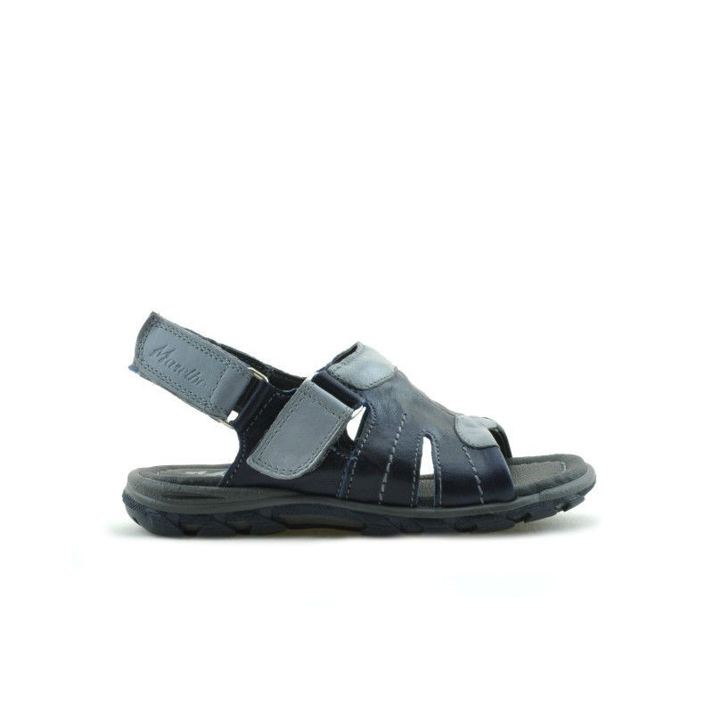 Sandalias para niños pequeños 41c índigo+gris