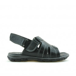 Sandalias niños pequeños 41c negro+gris