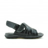 Sandalias niños pequeños 41c negro+gris