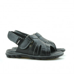 Sandalias niños pequeños 41c negro+gris