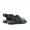 Sandalias niños pequeños 41c negro+gris