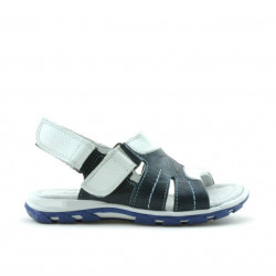 Sandalias para niños pequeños 41c índigo+blanco