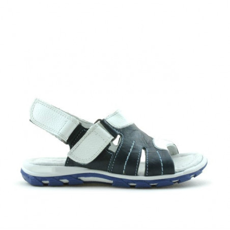 Sandalias para niños pequeños 41c índigo+blanco