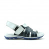 Sandalias para niños pequeños 41c índigo+blanco