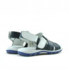 Sandalias para niños pequeños 41c índigo+blanco