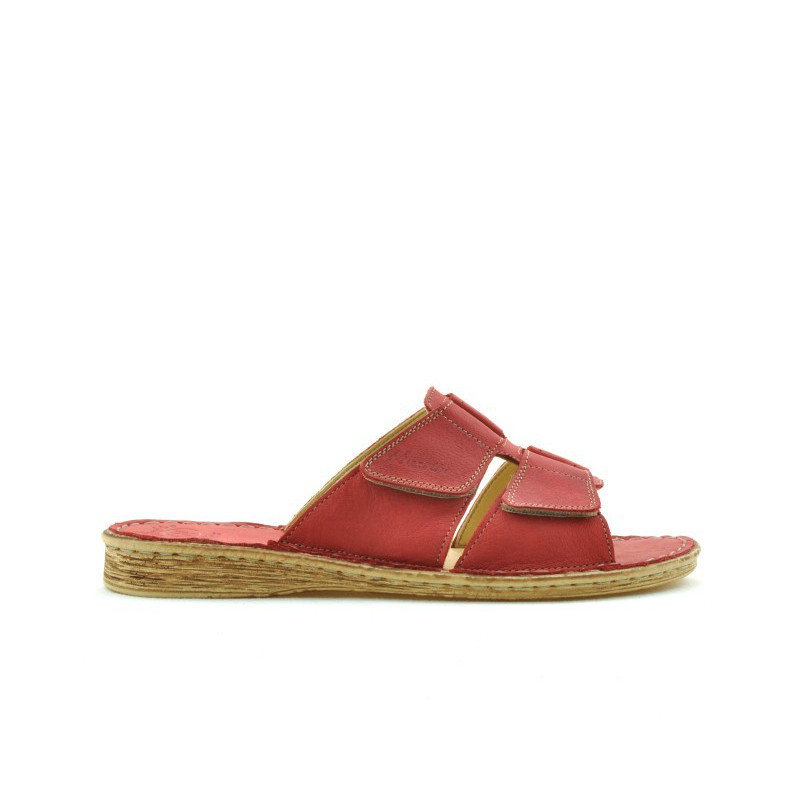 Sandalias mujer 510 rojo coral