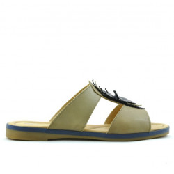 Sandalias mujer 5008 marrón+índigo