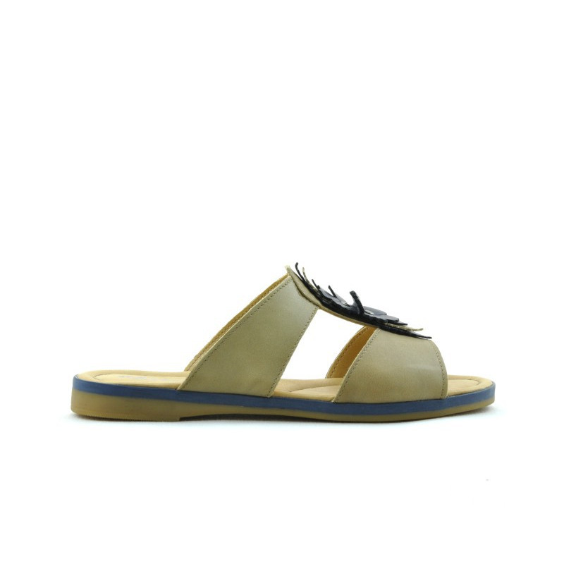 Sandalias mujer 5008 marrón+índigo