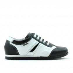 Zapatos para niños 136 negro+blanco