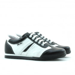 Zapatos para niños 136 negro+blanco