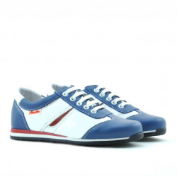 Zapatos para niños 136 azul+blanco