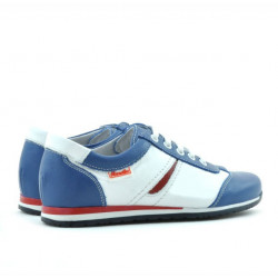 Zapatos para niños 136 azul+blanco