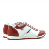 Zapatos para niños 136 rojo+blanco