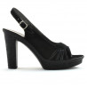 Sandalias de mujer 597 negro ante