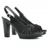 Sandalias de mujer 597 negro ante