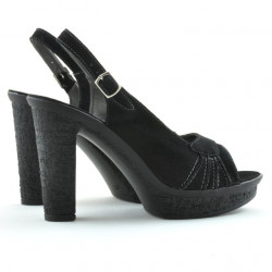 Sandalias de mujer 597 negro ante