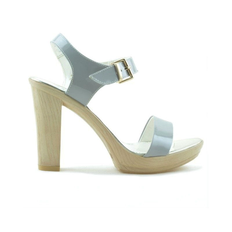 Sandalias de mujer 5022 charol gris
