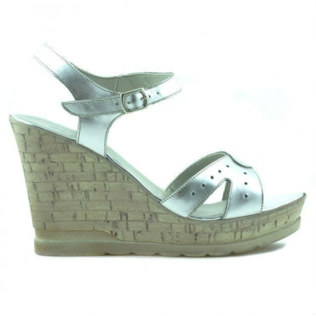 Sandalias mujer 5021 plateadas
