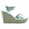 Sandalias mujer 5021 plateadas