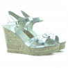 Sandalias mujer 5021 plateadas