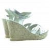Sandalias mujer 5021 plateadas