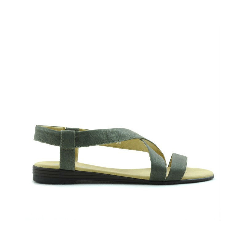 Sandalias de mujer 5010 caqui nacarado
