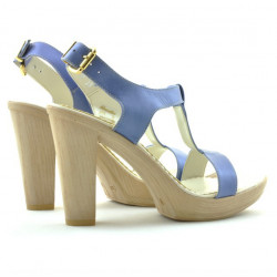 Sandalias mujer 5018 azul nácar