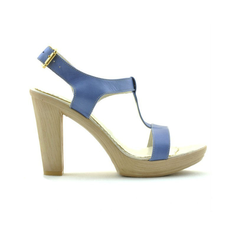 Sandalias mujer 5018 azul nácar