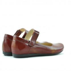 Zapatos para niños 125 charol burdeos