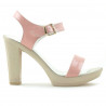 Sandalias de mujer 5022 charol rosa