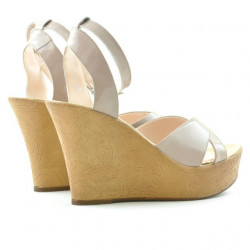 Sandalias de mujer 5017 charol nude
