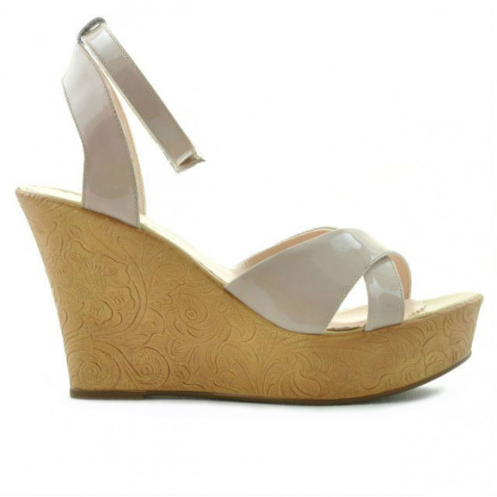 Sandalias de mujer 5017 charol nude