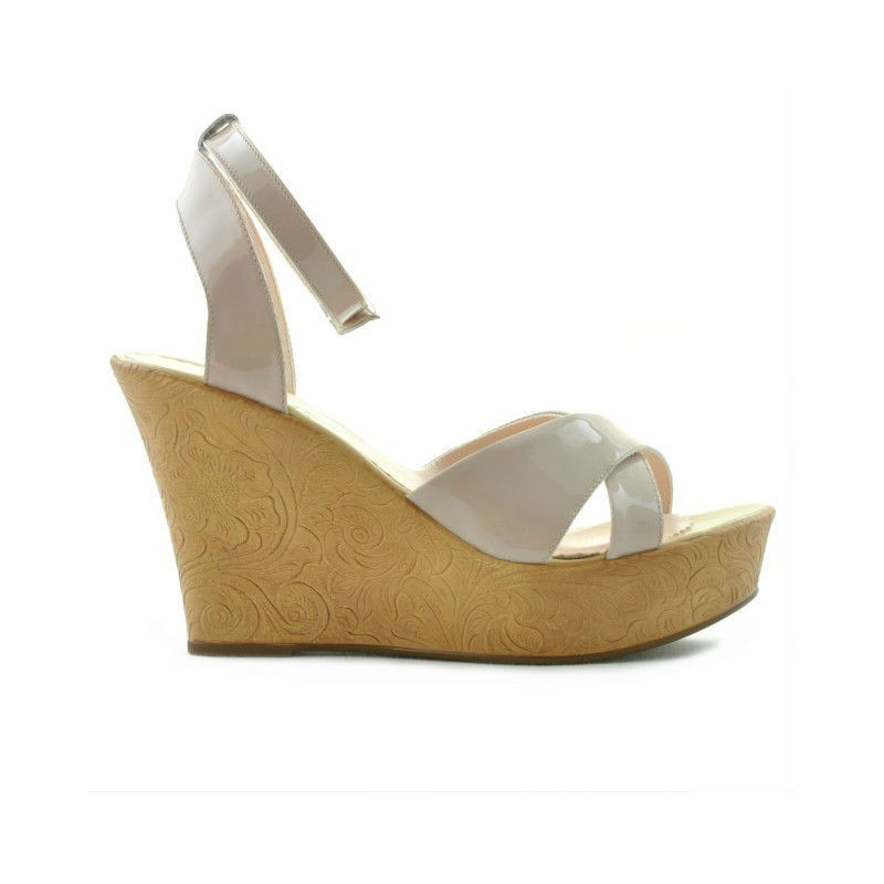 Sandalias de mujer 5017 charol nude