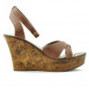 Sandalias de mujer 5017 marrón nácar