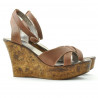 Sandalias de mujer 5017 marrón nácar