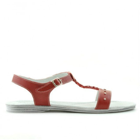 Sandalias mujer 5011 rojo