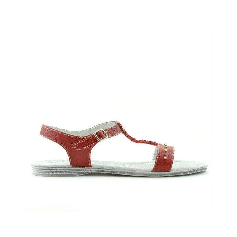 Sandalias mujer 5011 rojo