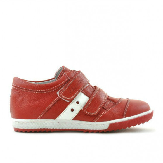 Zapatos para niños 134 rojo+blanco