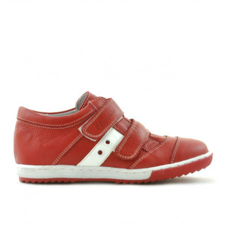 Zapatos para niños 134 rojo+blanco