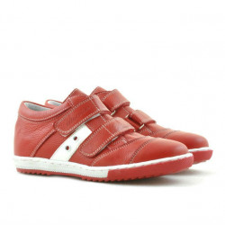 Zapatos para niños 134 rojo+blanco